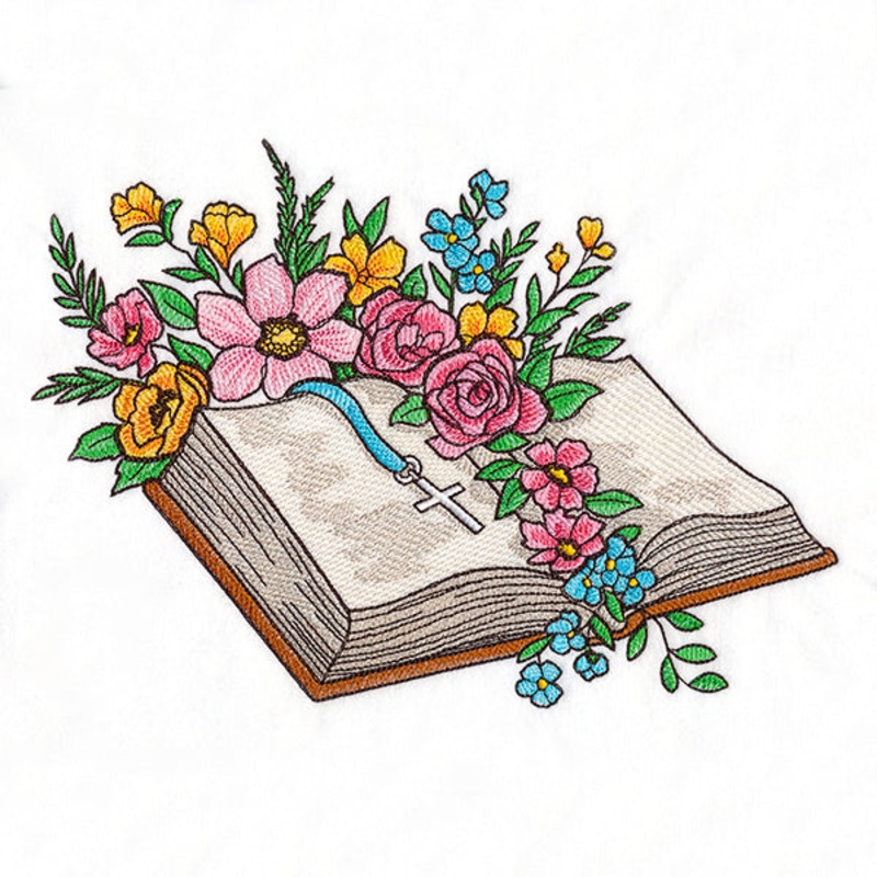 Bible and Blooms|6.85″ x 9.83″ / 174.09mm x 249.63mm|5.44″ x 7.8″ / 138.21mm x 198.12mm|4.78″ x 6.85″ / 121.39mm x 173.99mm|All Sizes