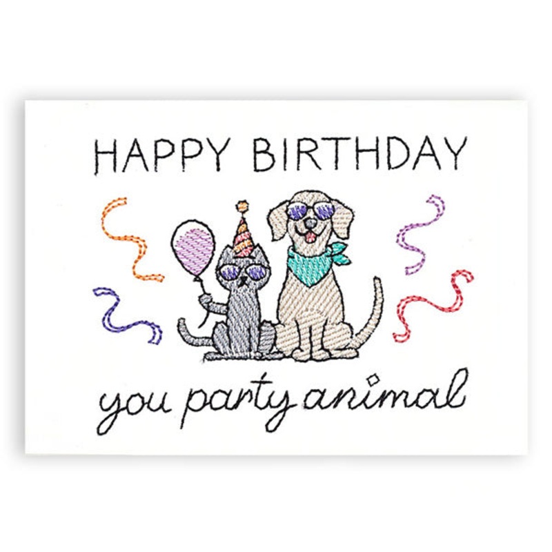 Celebrations & Congratulations – Happy Birthday Party Animal (Cardstock)