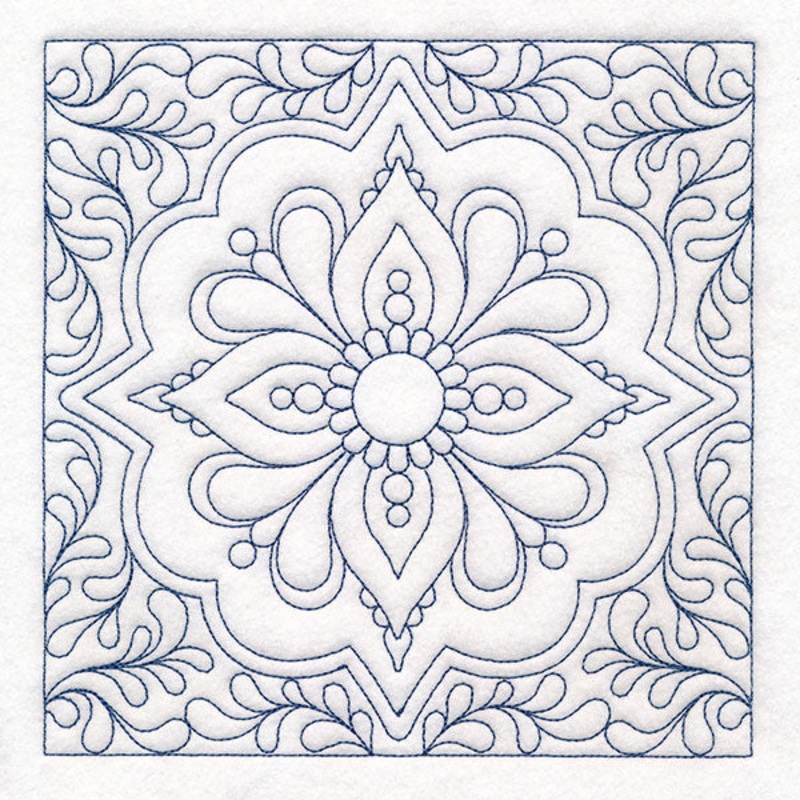 Charming Relief Quilting Square (Double Run)
