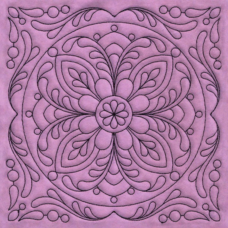 Circle & Texture Quilting – Circle 2 (Double Run)