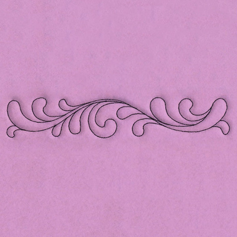 Circle & Texture Quilting – Narrow Border (Double Run)