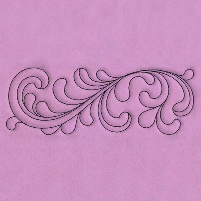 Circle & Texture Quilting – Wide Border (Double Run)