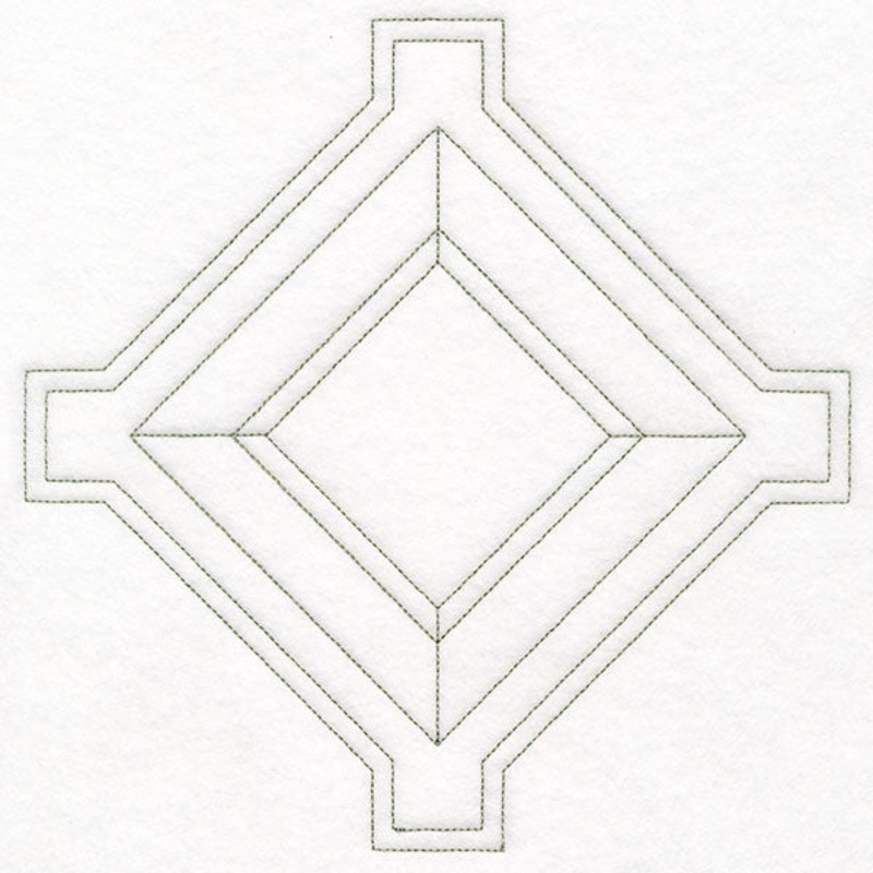 Dimensional Quilted Patterns 2 (Double Run)