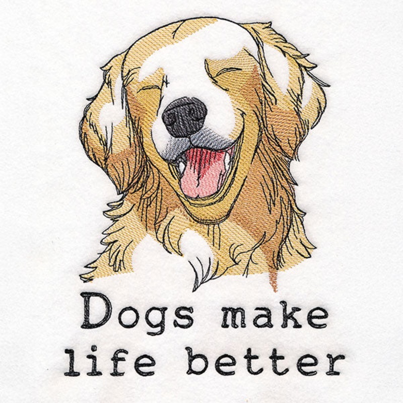 Dogs Make Life Better|8.61″ x 6.85″ / 218.69mm x 173.98mm|7.35″ x 5.85″ / 186.76mm x 148.58mm|6.1″ x 4.85″ / 154.82mm x 123.18mm|All Sizes