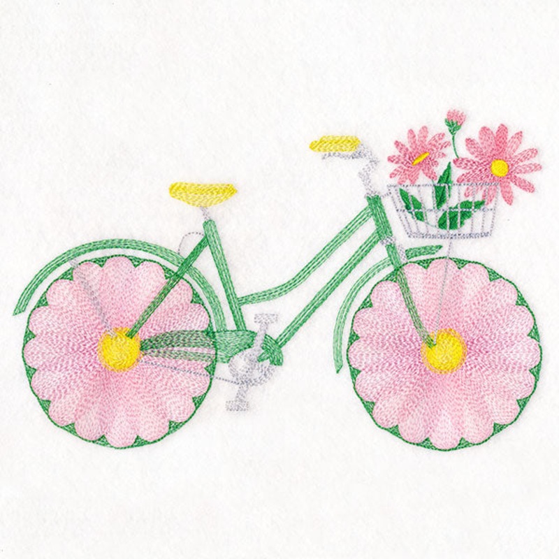 Fruit and Flowers Bicycle – Daisies