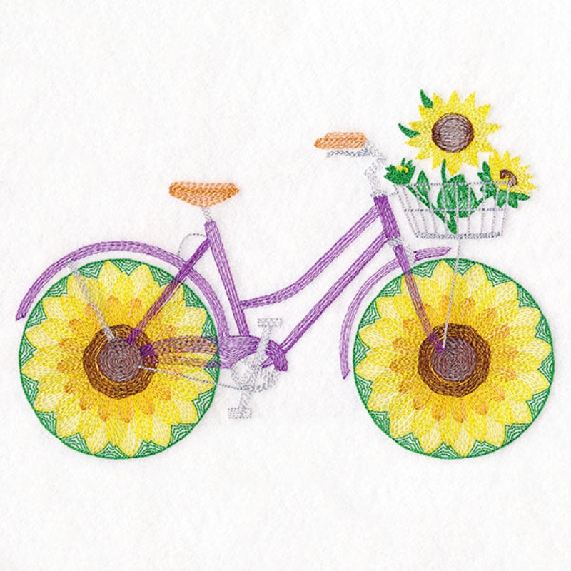 Fruit and Flowers Bicycle – Sunflower