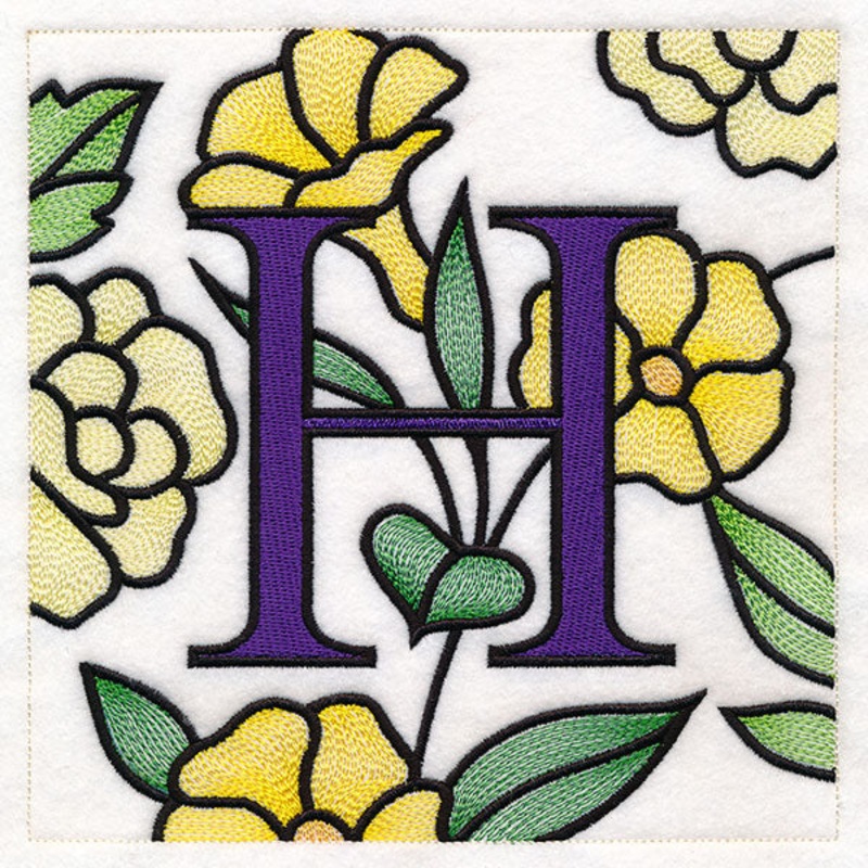 Spring into Home Flower Squares – H