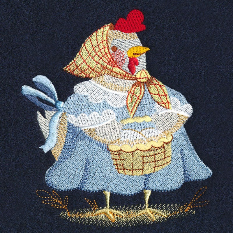 Storybook Chickens – Hilda|5.09″ x 4.27″ / 129.31mm x 108.42mm|4.08″ x 3.42″ / 103.58mm x 86.84mm|3.38″ x 2.83″ / 85.8mm x 71.86mm|2.98″ x 2.51″ / 75.57mm x 63.67mm|All Sizes
