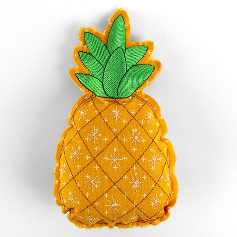 Summer Sweets – Pineapple Stuffie (In-the-Hoop)