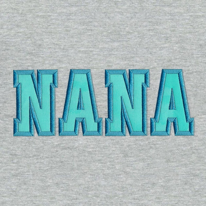 Cherished Letters – Nana (Applique)