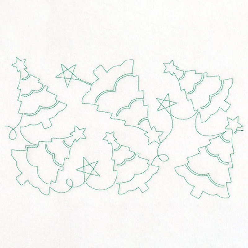 Christmas Magic – Christmas Trees (Edge-to-Edge Quilting)