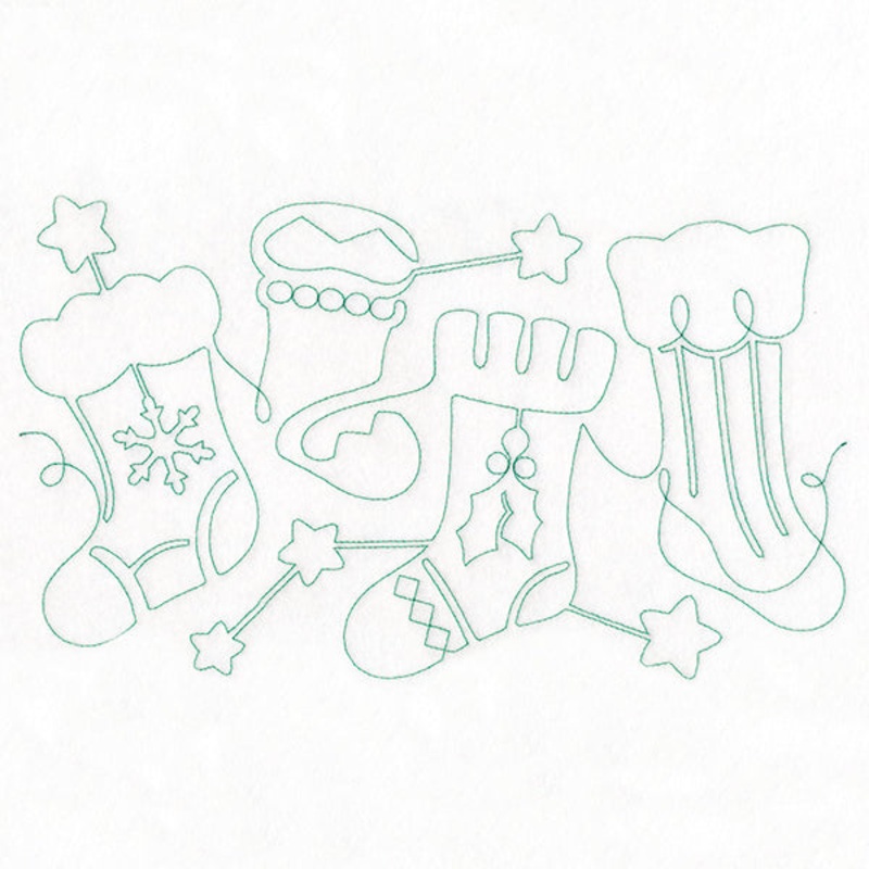 Christmas Magic – Stockings (Edge-to-Edge Quilting)