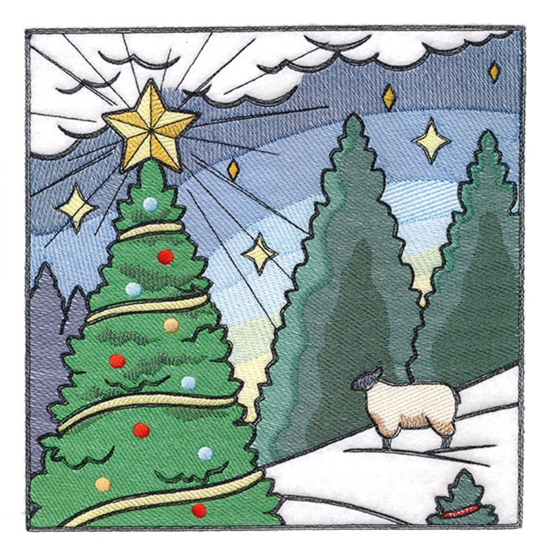 Christmas on the Farm Scene – Block 1