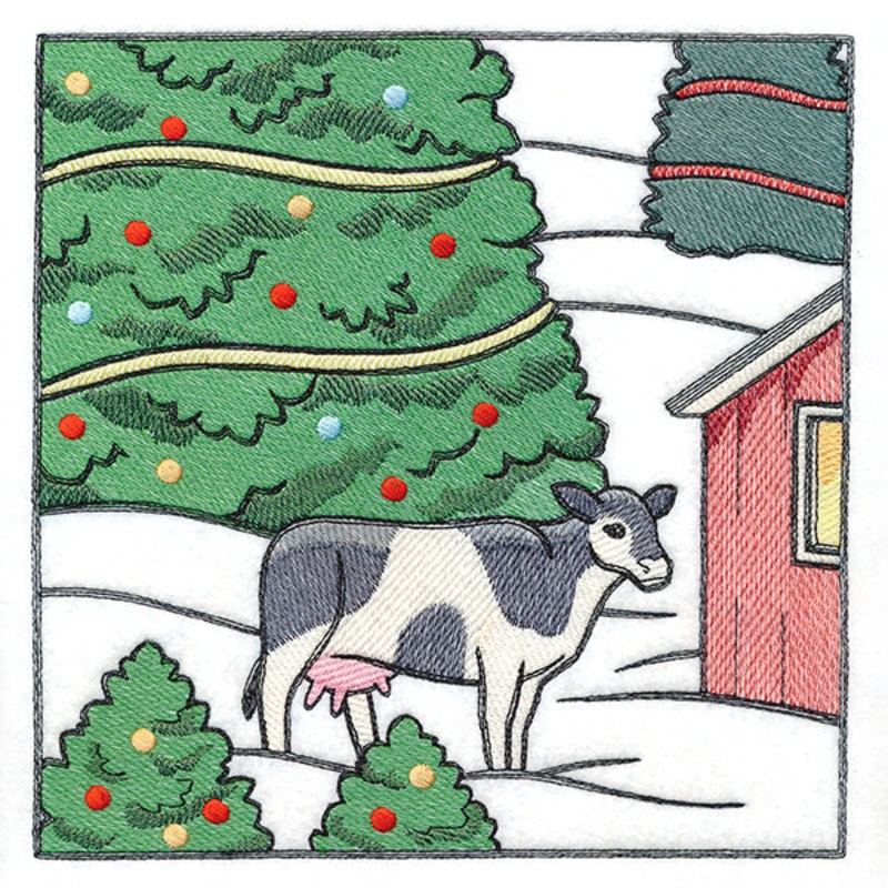 Christmas on the Farm Scene – Block 3