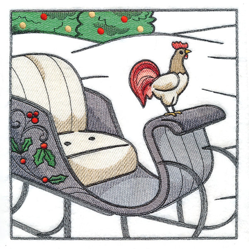 Christmas on the Farm Scene – Block 5