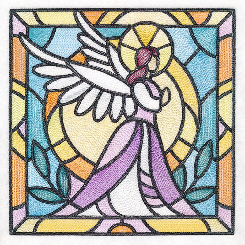 Stained Glass Christmas – Angel