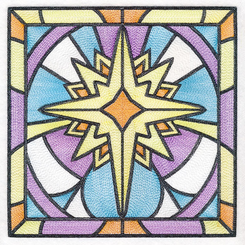 Stained Glass Christmas – Star of Bethlehem