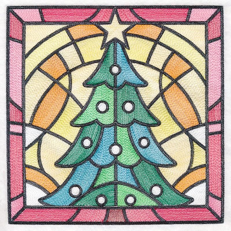 Stained Glass Christmas – Tree