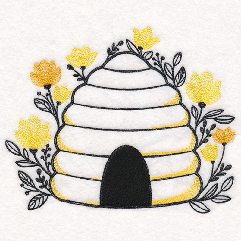 Summer Buzz Beehive Feature|5.86″ x 7.29″ / 148.73mm x 185.08mm|5.32″ x 6.62″ / 135.2mm x 168.25mm|4.84″ x 6.02″ / 122.91mm x 152.96mm|4.4″ x 5.47″ / 111.74mm x 139.05mm|All Sizes