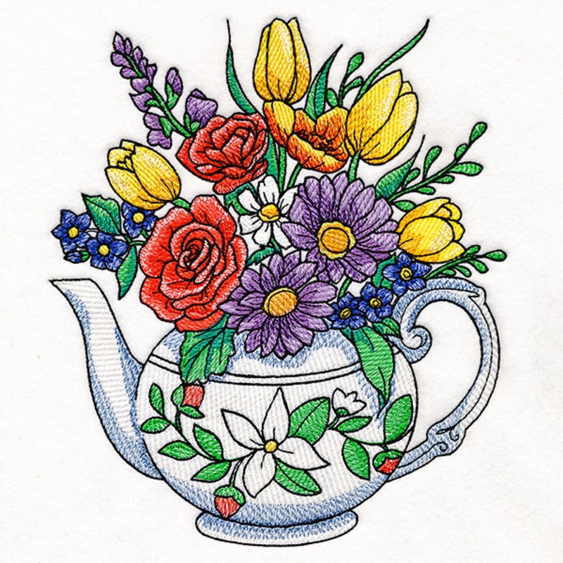 Teatime Garden|7.81″ x 6.79″ / 198.28mm x 172.41mm|6.73″ x 5.85″ / 170.91mm x 148.59mm|5.58″ x 4.85″ / 141.73mm x 123.19mm|All Sizes