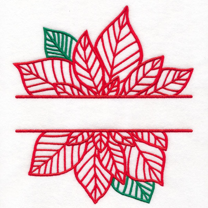 Customizable Christmas Poinsettia
