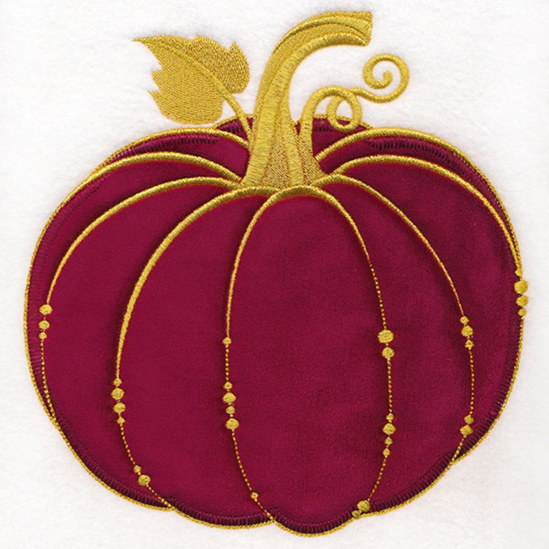 Decadence in Autumn Pumpkin (Applique)