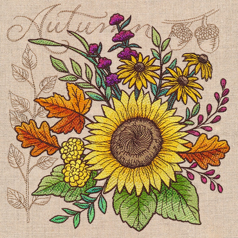 Fall Flowers Bouquet Medley|7.8″ x 7.77″ / 198.12mm x 197.24mm|6.88″ x 6.85″ / 174.73mm x 173.95mm|5.87″ x 5.85″ / 149.2mm x 148.51mm|4.87″ x 4.85″ / 123.72mm x 123.15mm|All Sizes