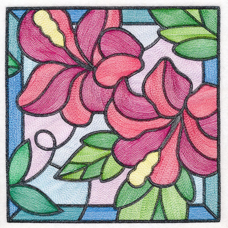 Stained Glass Garden – Hibiscus