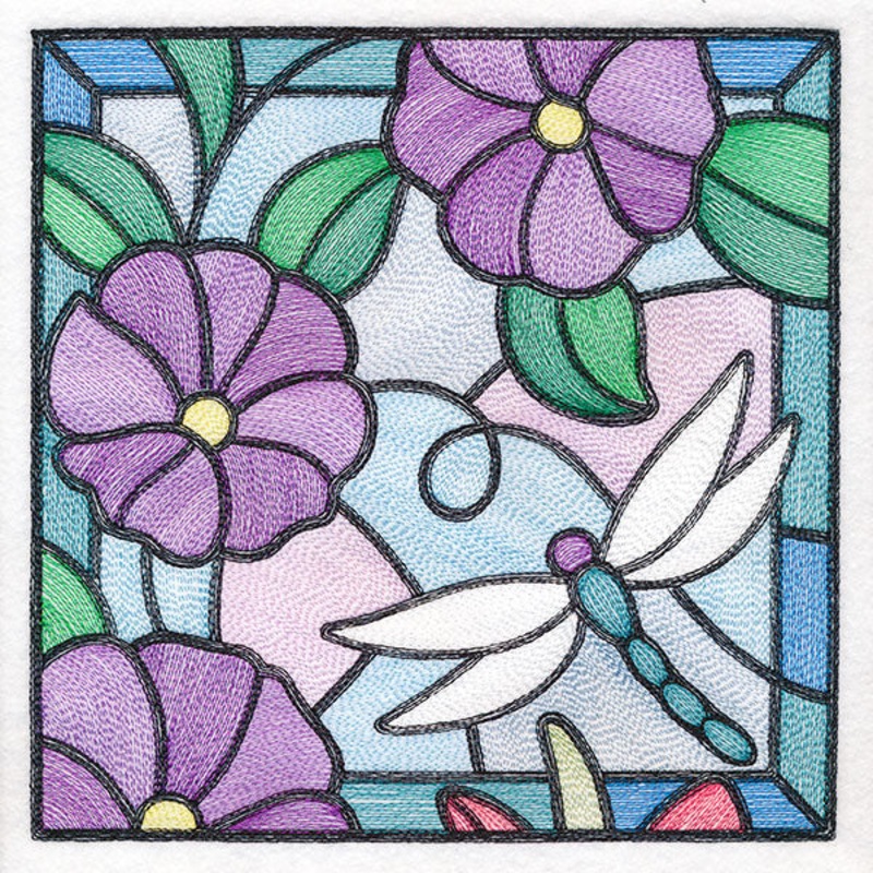 Stained Glass Garden – Petunias