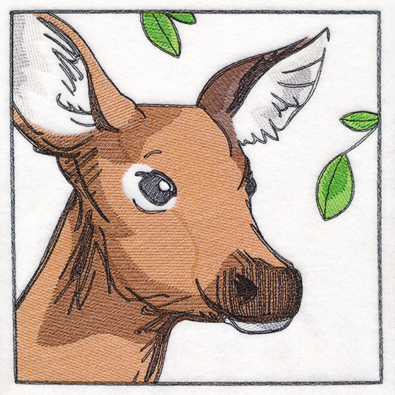 Woodland Animal Friends Window Scene – Deer
