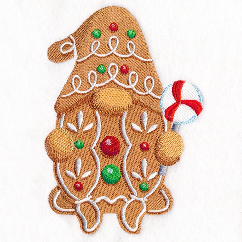 Christmas Gingerbread Lady Gnome