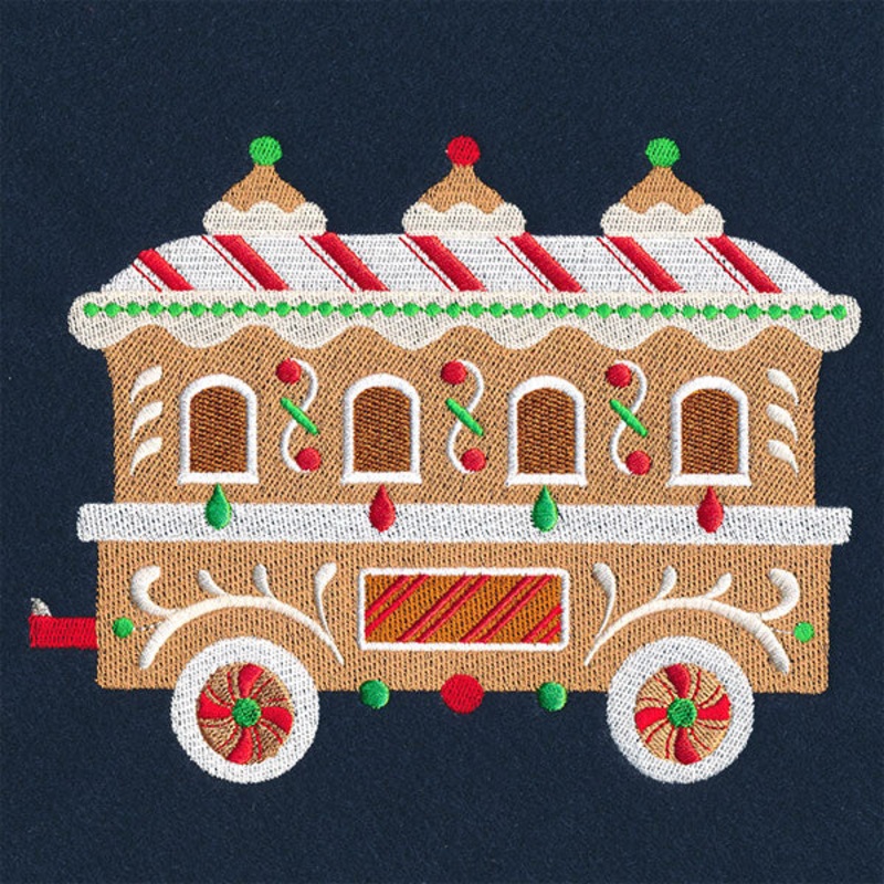 Christmas Gingerbread Train – Box Car