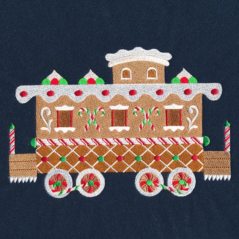 Christmas Gingerbread Train – Caboose