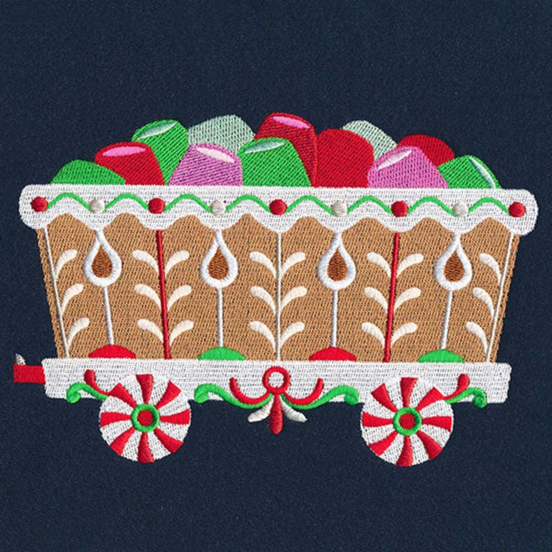 Christmas Gingerbread Train – Candy Box Car