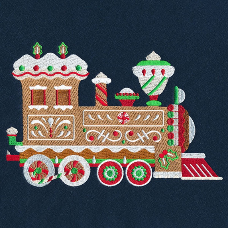 Christmas Gingerbread Train – Engine