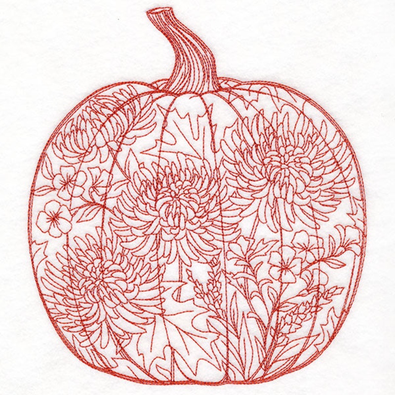 Fall Flowers Pumpkin|7.6″ x 6.85″ / 193mm x 173.95mm|6.49″ x 5.85″ / 164.83mm x 148.55mm|5.38″ x 4.85″ / 136.65mm x 123.17mm|All Sizes