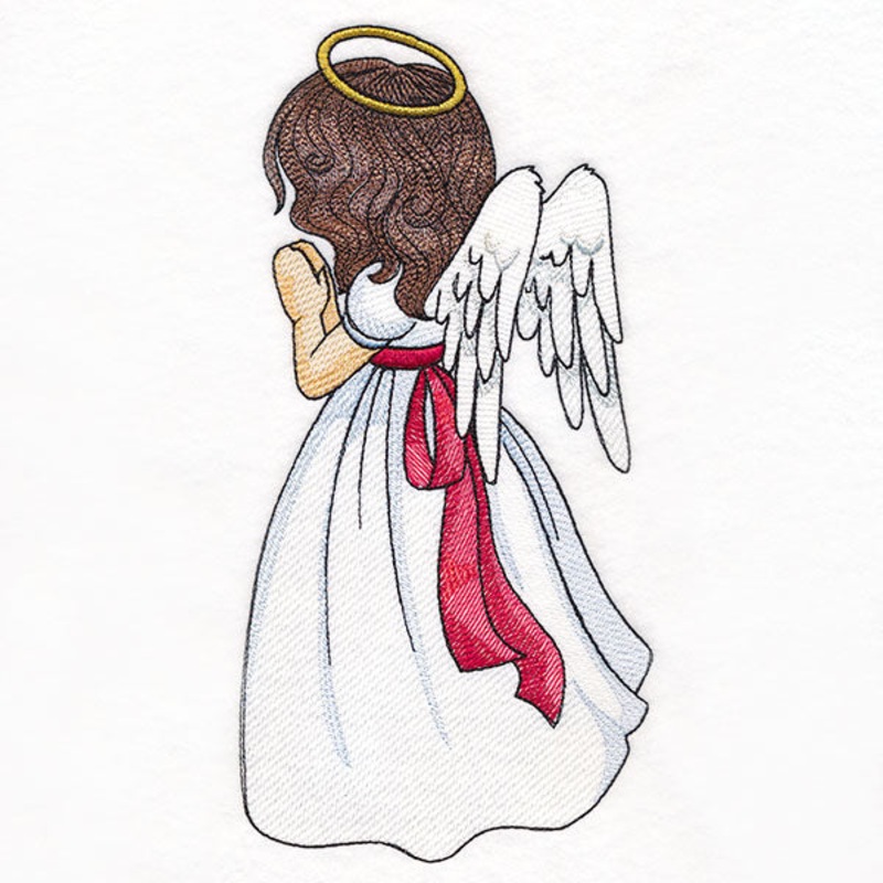 Praying Angel Girl|9.39″ x 4.63″ / 238.42mm x 117.69mm|7.82″ x 3.86″ / 198.71mm x 98.07mm|6.89″ x 3.4″ / 174.9mm x 86.31mm|All Sizes