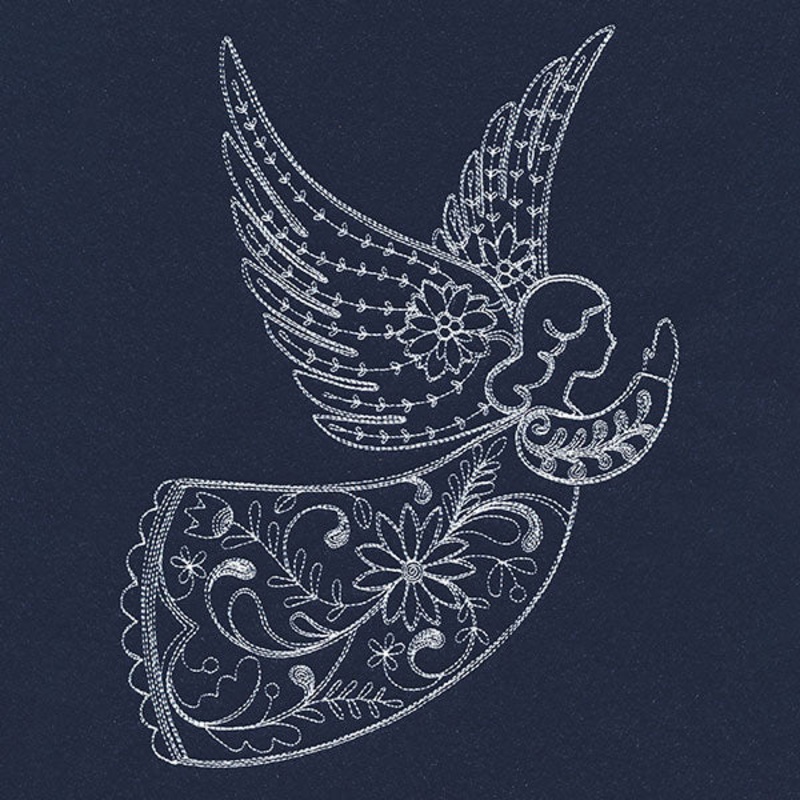 Exquisite Christmas – Angel|8.72″ x 6.74″ / 221.54mm x 171.31mm|7.58″ x 5.87″ / 192.64mm x 148.98mm|6.89″ x 5.33″ / 175.12mm x 135.4mm|6.27″ x 4.85″ / 159.19mm x 123.11mm|All Sizes