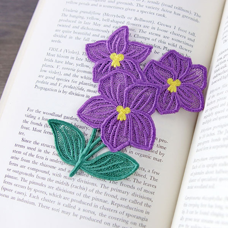 Flowers of the Year – February Violet (Lace)