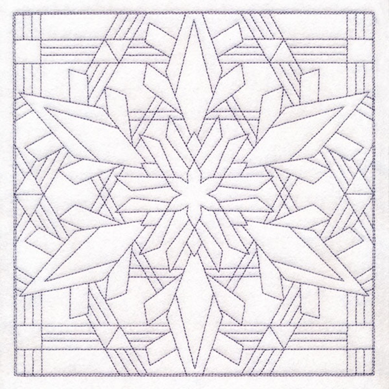 Magic of Snowflakes Quilting 1 (Double Run)