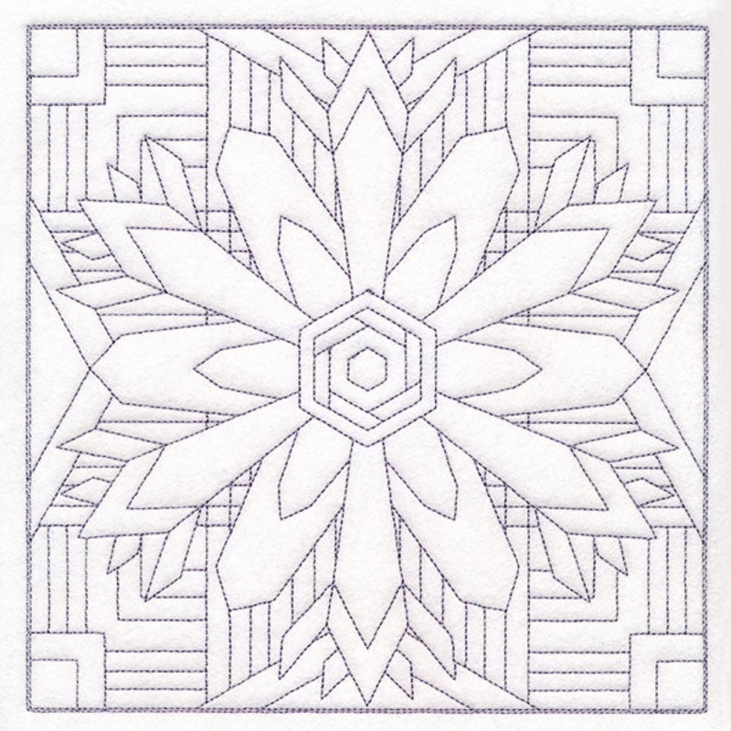 Magic of Snowflakes Quilting 4 (Double Run)