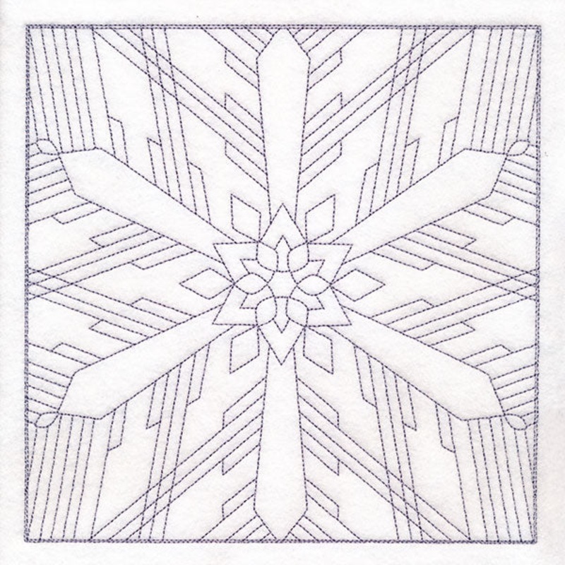 Magic of Snowflakes Quilting 6 (Double Run)