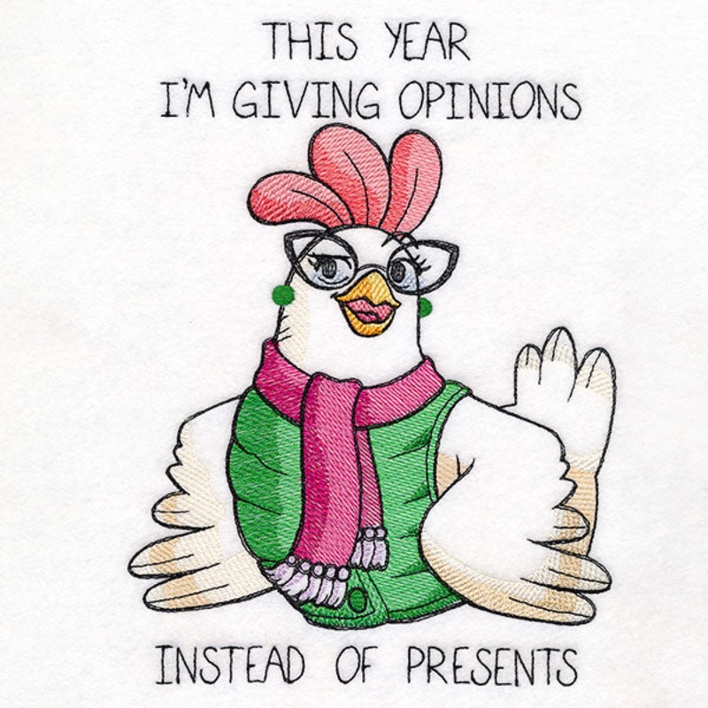 This Year I’m Giving Opinions Instead of Presents Chicken