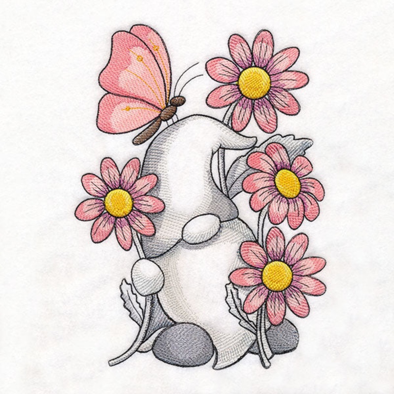 Among the Daisies Gnome|9.38″ x 6.88″ / 238.21mm x 174.66mm|7.51″ x 5.5″ / 190.63mm x 139.79mm|6.61″ x 4.85″ / 167.93mm x 123.07mm|All Sizes