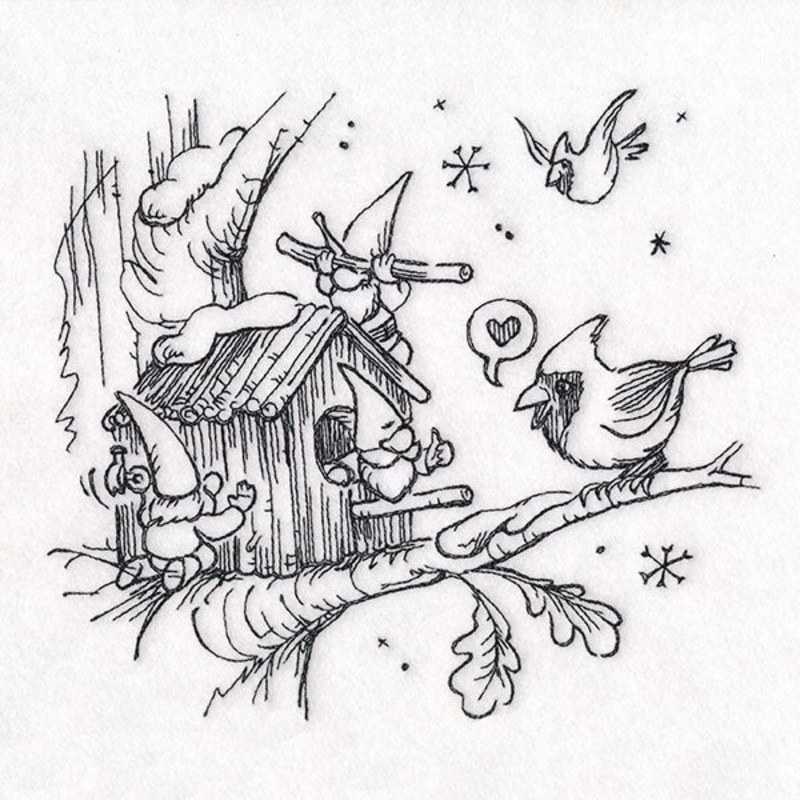 Busy Gnome Birdhouse Builders|6.88″ x 7.65″ / 174.71mm x 194.27mm|5.85″ x 6.5″ / 148.53mm x 165.18mm|4.85″ x 5.39″ / 123.16mm x 136.95mm|All Sizes