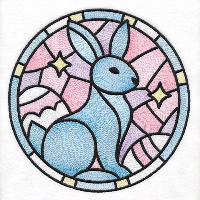 For the Love of Easter Stained Glass – Bunny
