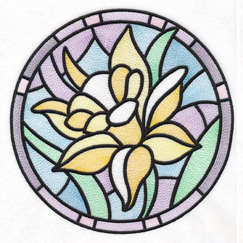 For the Love of Easter Stained Glass – Daffodils