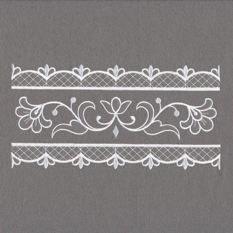 Victorian Details Border 1 (Whitework)