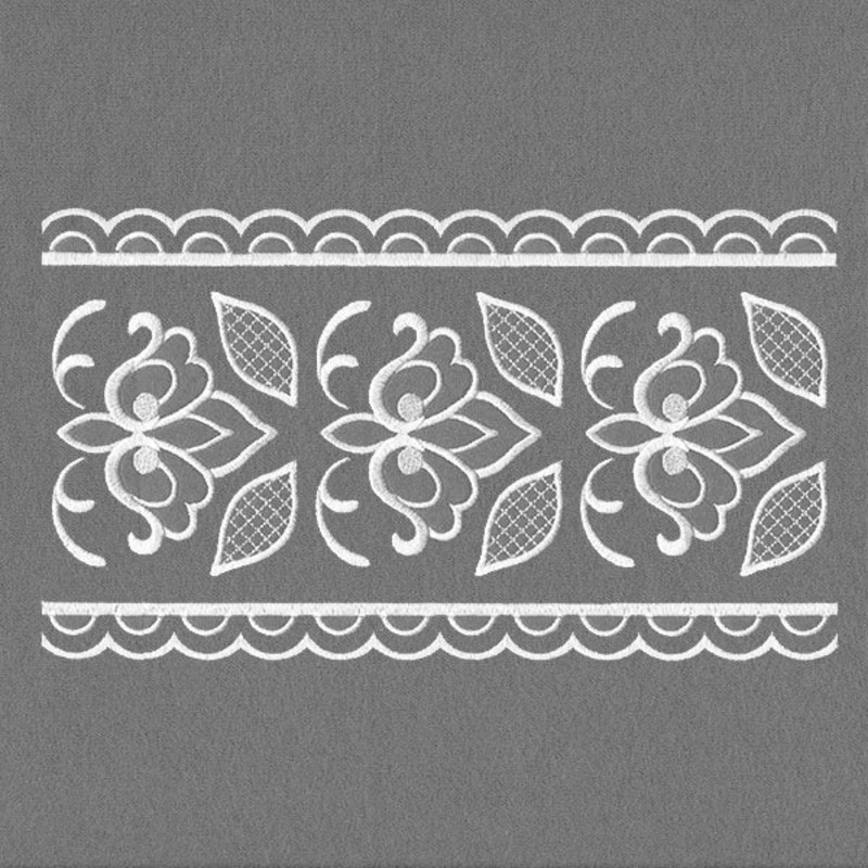Victorian Details Border 2 (Whitework)