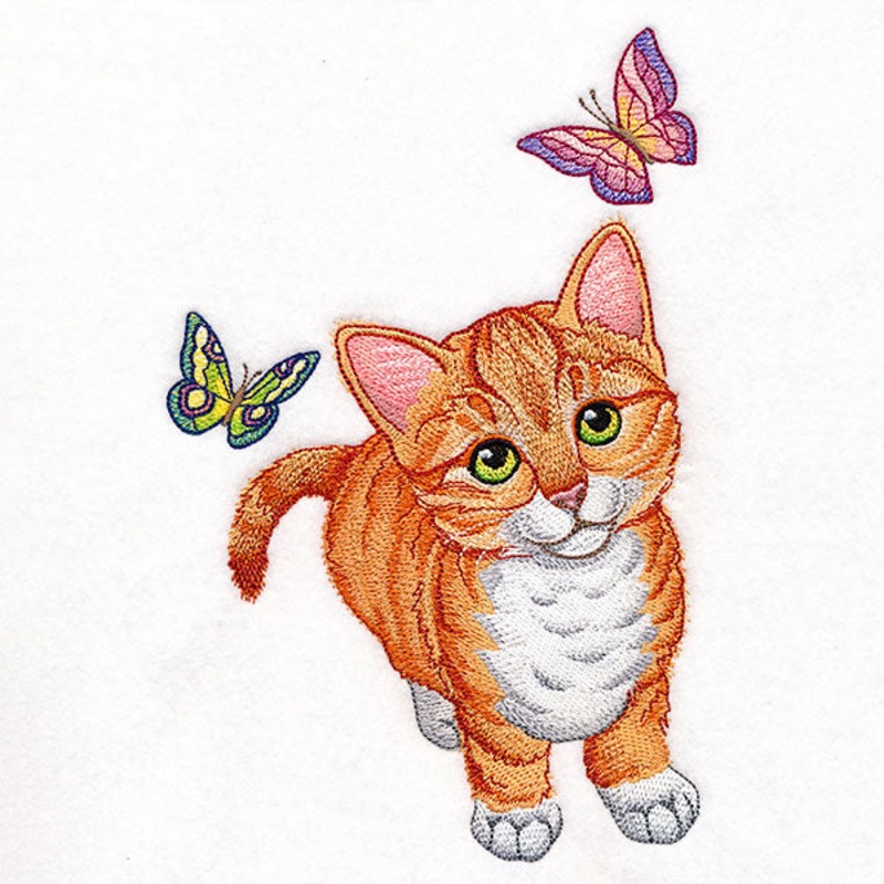 Butterflies and Sunshine Cat|8.85″ x 5.84″ / 224.83mm x 148.32mm|7.81″ x 5.15″ / 198.25mm x 130.79mm|6.86″ x 4.52″ / 174.12mm x 114.89mm|All Sizes